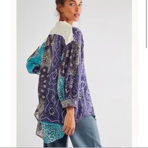 Free People Sun Valley Bandana Tunic